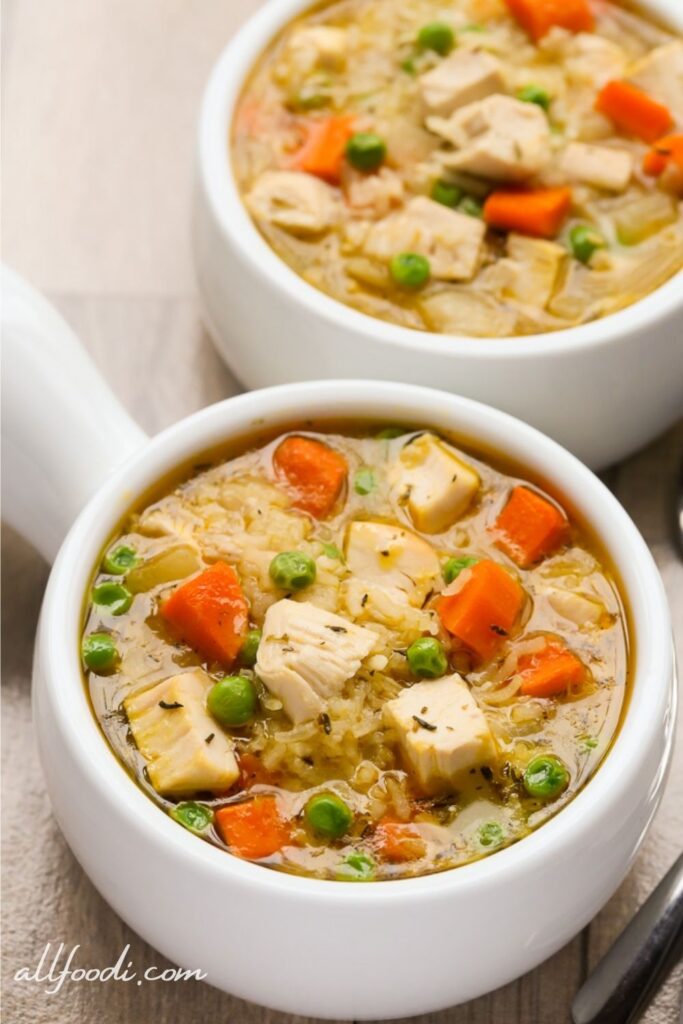 Gluten free chicken and rice soup recipe