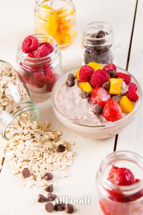 Healthy overnight oats recipe without yogurt