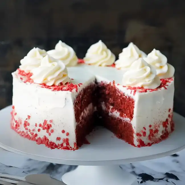 Red velvet Cake with buttermilk