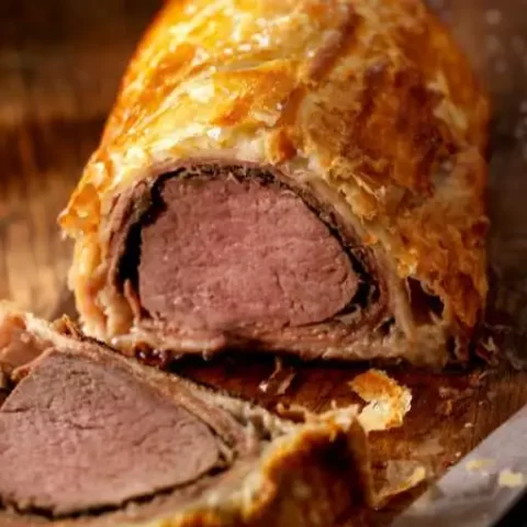 beef wellington recipe without mushrooms