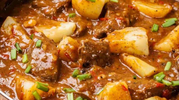 Beef stew without potatoes