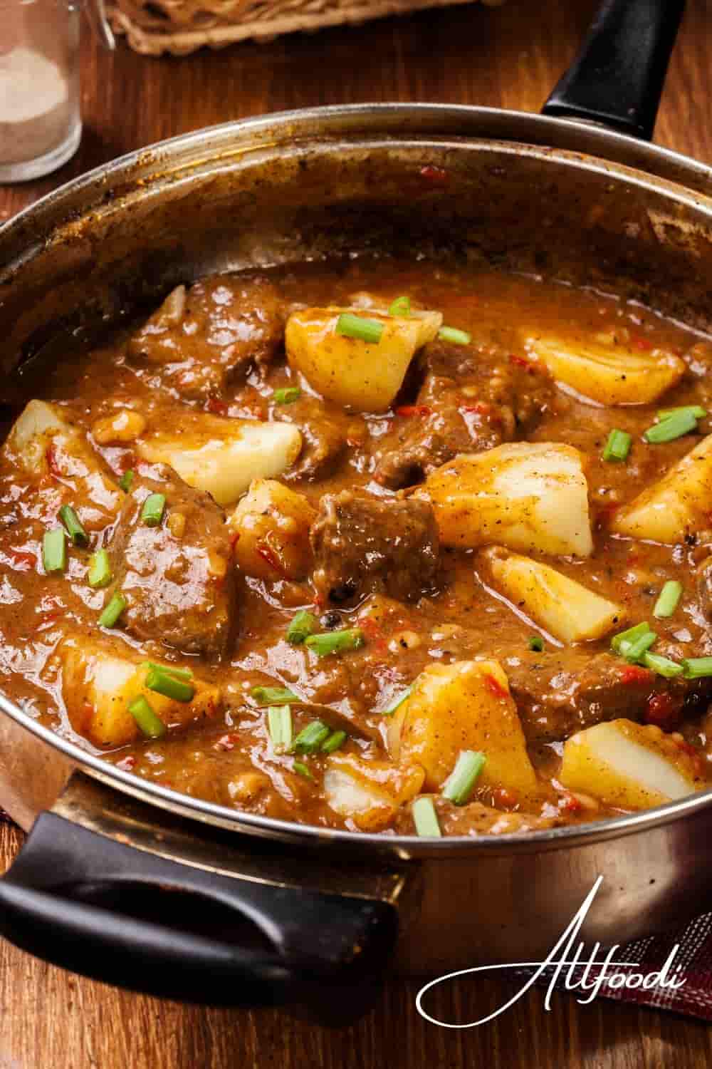 Beef stew without potatoes