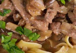 Beef stroganoff without mushrooms
