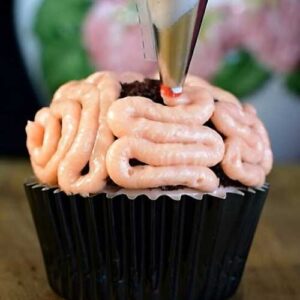 Zombie Brain Cupcakes – Halloween desserts